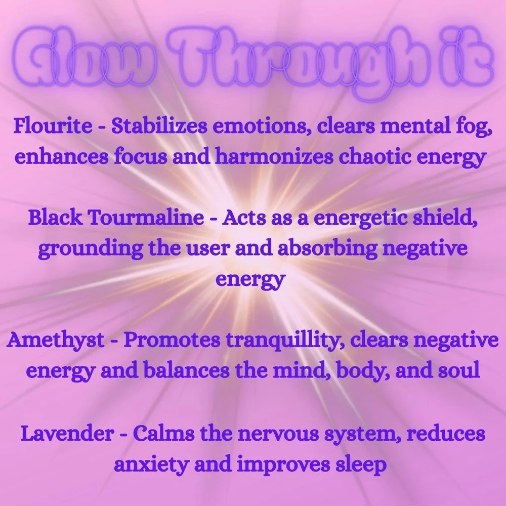 Glow Through It Candle – Honey, Eucalyptus, Jasmine, Black Tourmaline Soy Wax
